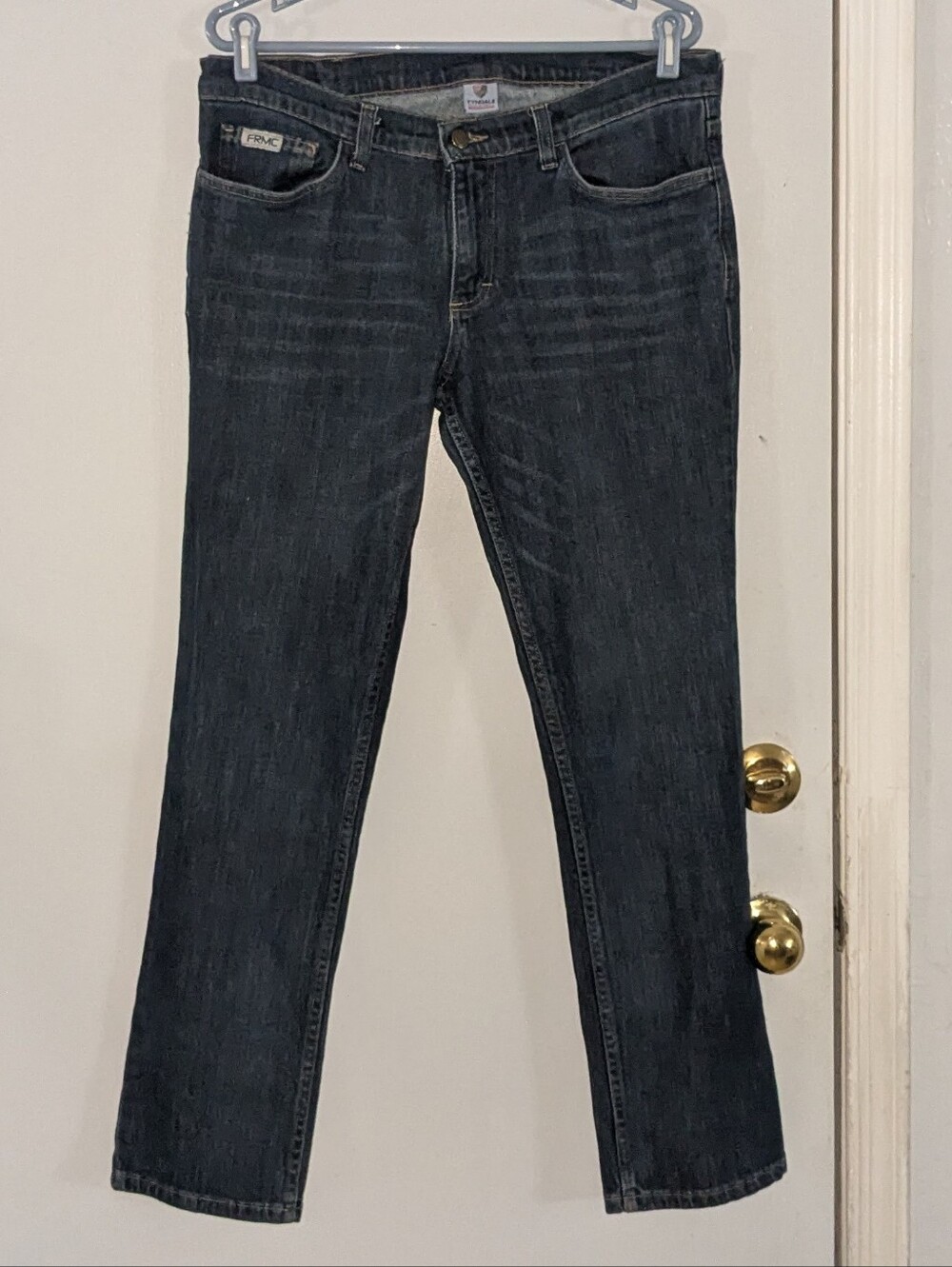 Women’s Tyndale Dark Wash Straight-Leg Jeans 10